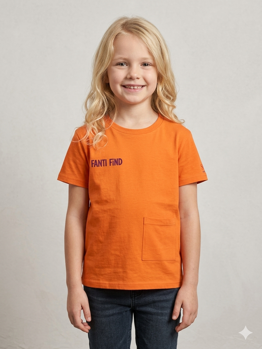 FANTI FIND -Every Day Kollektion- Sicherheits Shirt für Kinder | Damit dein Kind im Notfall schnell gefunden wird!