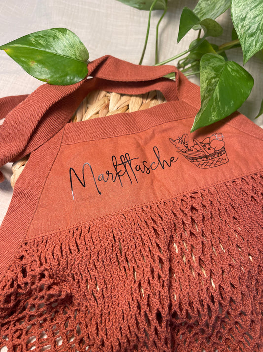 Markttasche im Netz-Design