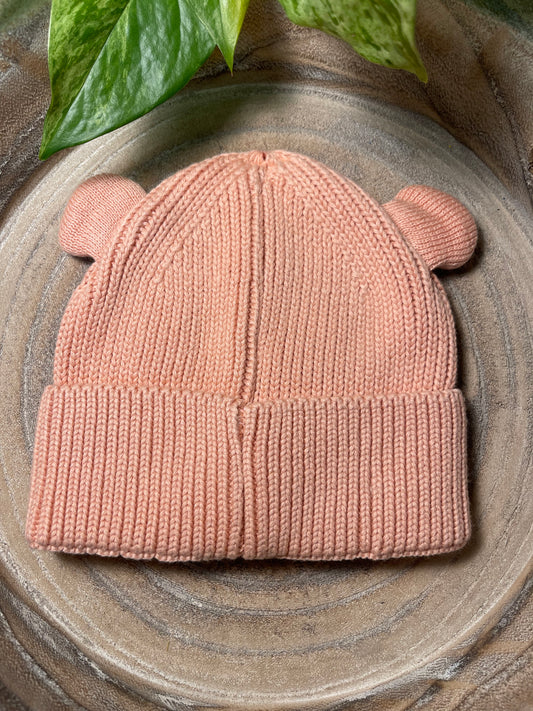 Bio Baby Mütze mit Bärchenohren – Süße Baumwollmütze für Neugeborene & Babys