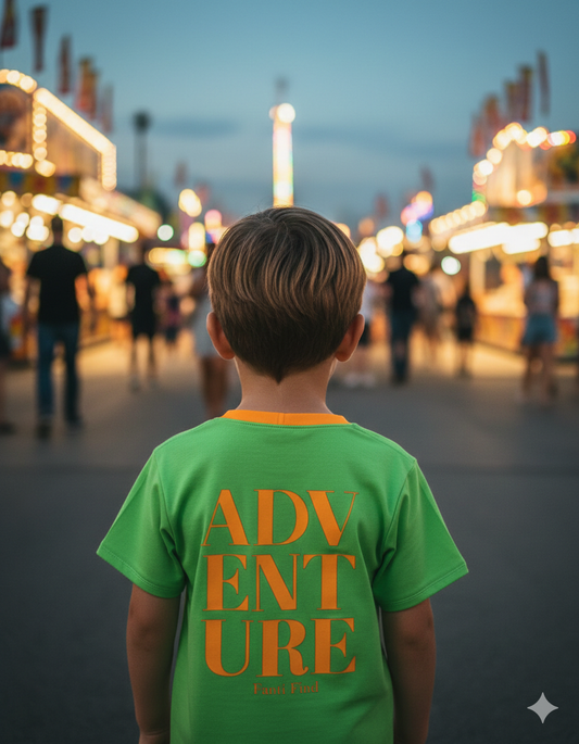 FANTI FIND - das Sicherheits Shirt mit special features für Kinder in grün