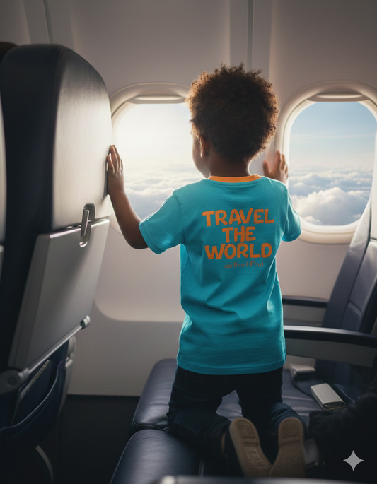 FANTI FIND - das Sicherheits Shirt mit special features für Kinder in blau