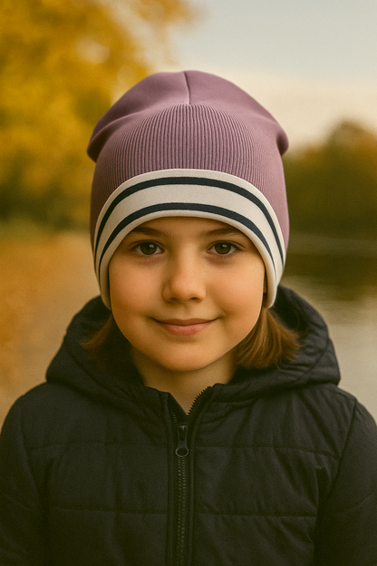 Kinder-Mütze aus Baumwolljersey