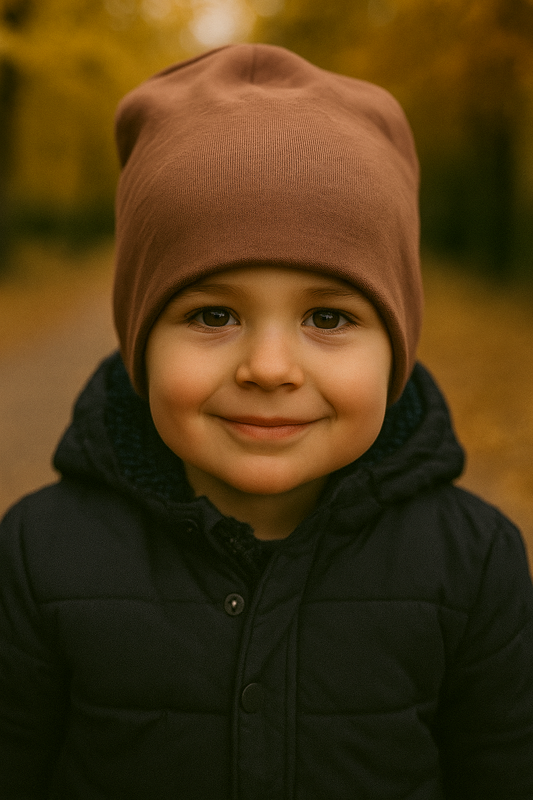 Kinder-Mütze aus Baumwolljersey