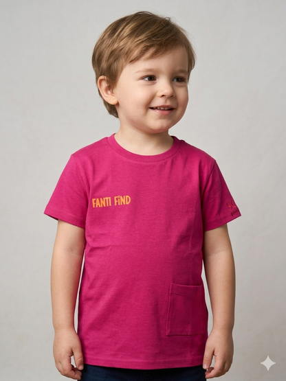 FANTI FIND -Every Day Kollektion- Sicherheits Shirt für Kinder | Damit dein Kind im Notfall schnell gefunden wird!