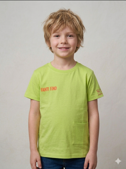FANTI FIND -Every Day Kollektion- Sicherheits Shirt für Kinder | Damit dein Kind im Notfall schnell gefunden wird!
