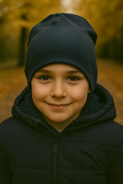 Kinder-Mütze aus Baumwolljersey