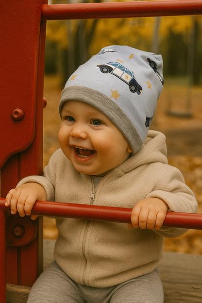 Kinder-Mütze aus Baumwolljersey