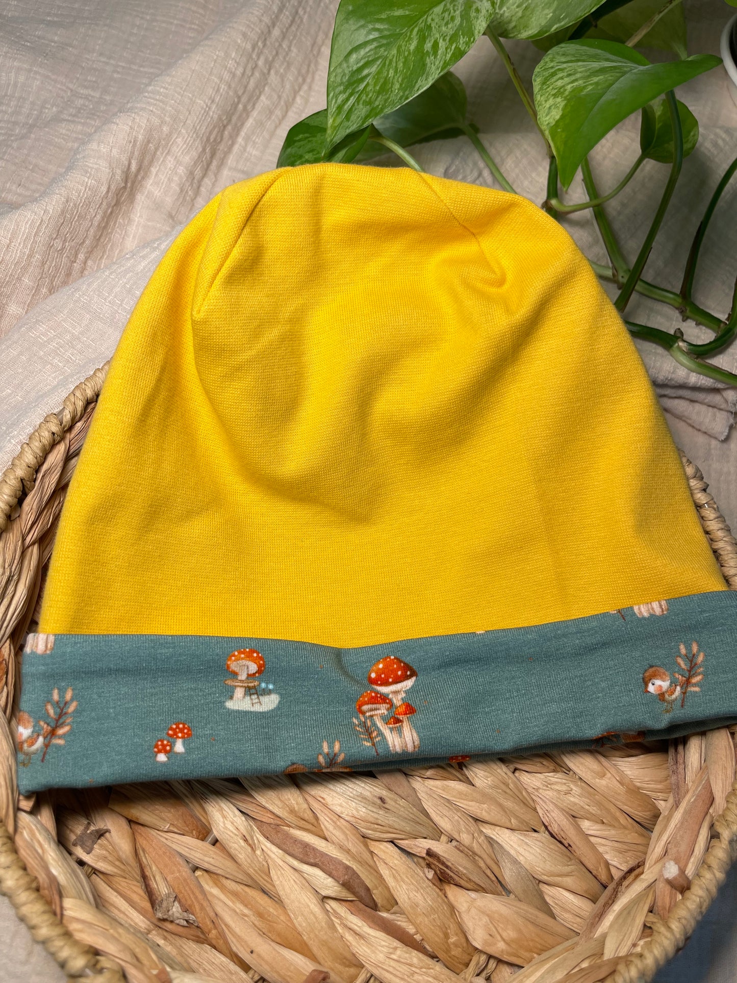 Kinder-Mütze aus Baumwolljersey