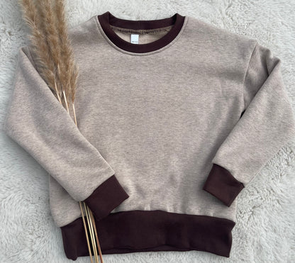 Selbstgenähter Kinder Pulli