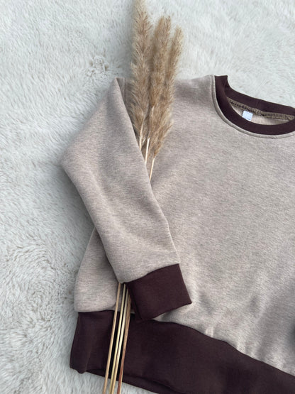 Selbstgenähter Kinder Pulli