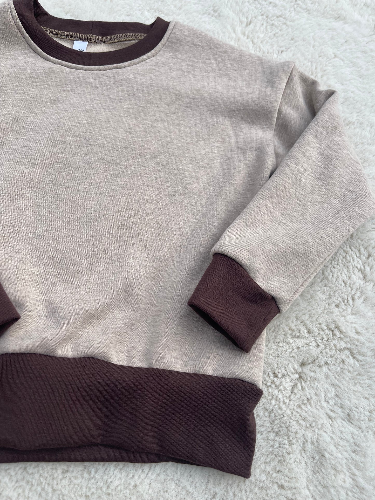 Selbstgenähter Kinder Pulli