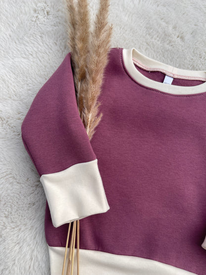 Selbstgenähter Kinder Pulli