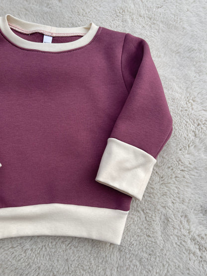 Selbstgenähter Kinder Pulli