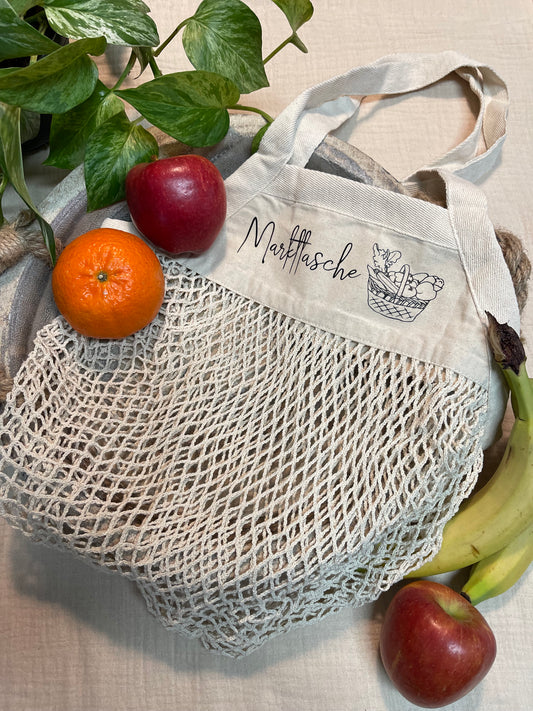 Markttasche im Netz-Design