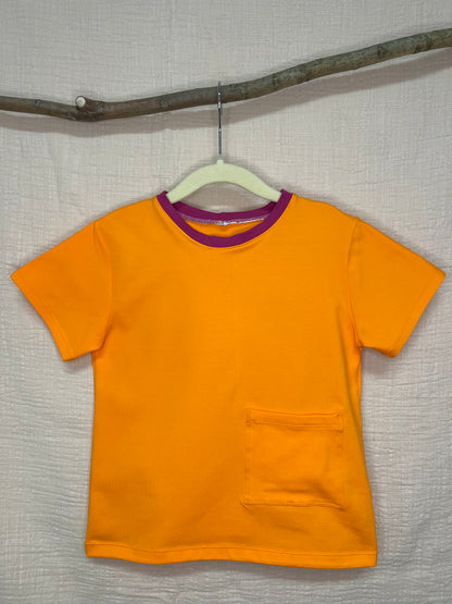 FANTI FIND - das Sicherheits Shirt mit special features für Kinder in orange