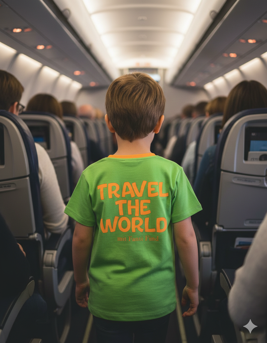 FANTI FIND - das Sicherheits Shirt mit special features für Kinder in grün