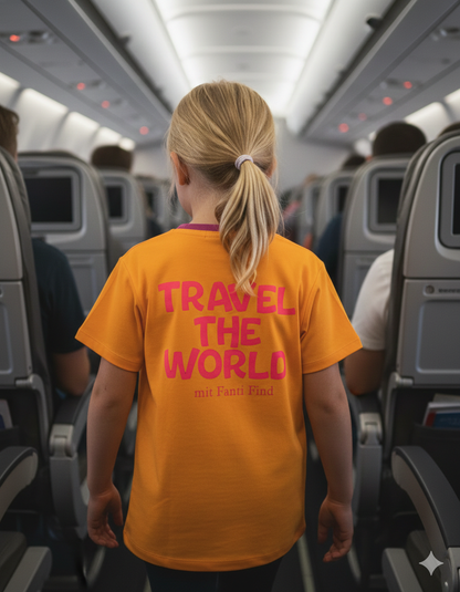 FANTI FIND - das Sicherheits Shirt mit special features für Kinder in orange