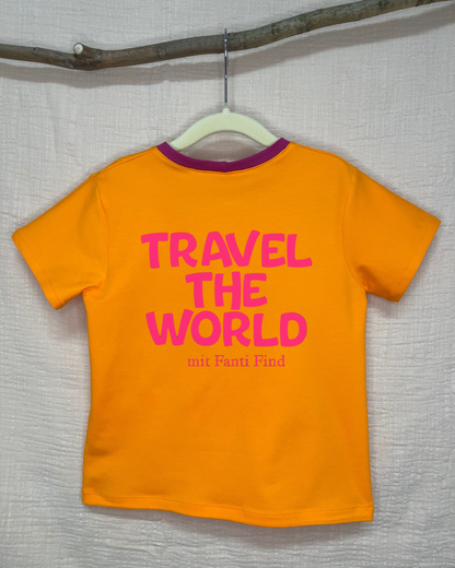 FANTI FIND - das Sicherheits Shirt mit special features für Kinder in orange