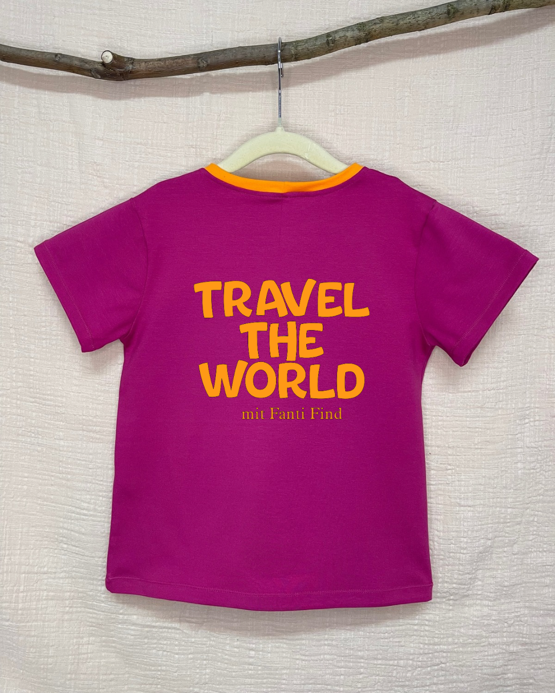 FANTI FIND - Das Sicherheits Shirt mit special features für Kinder in pink