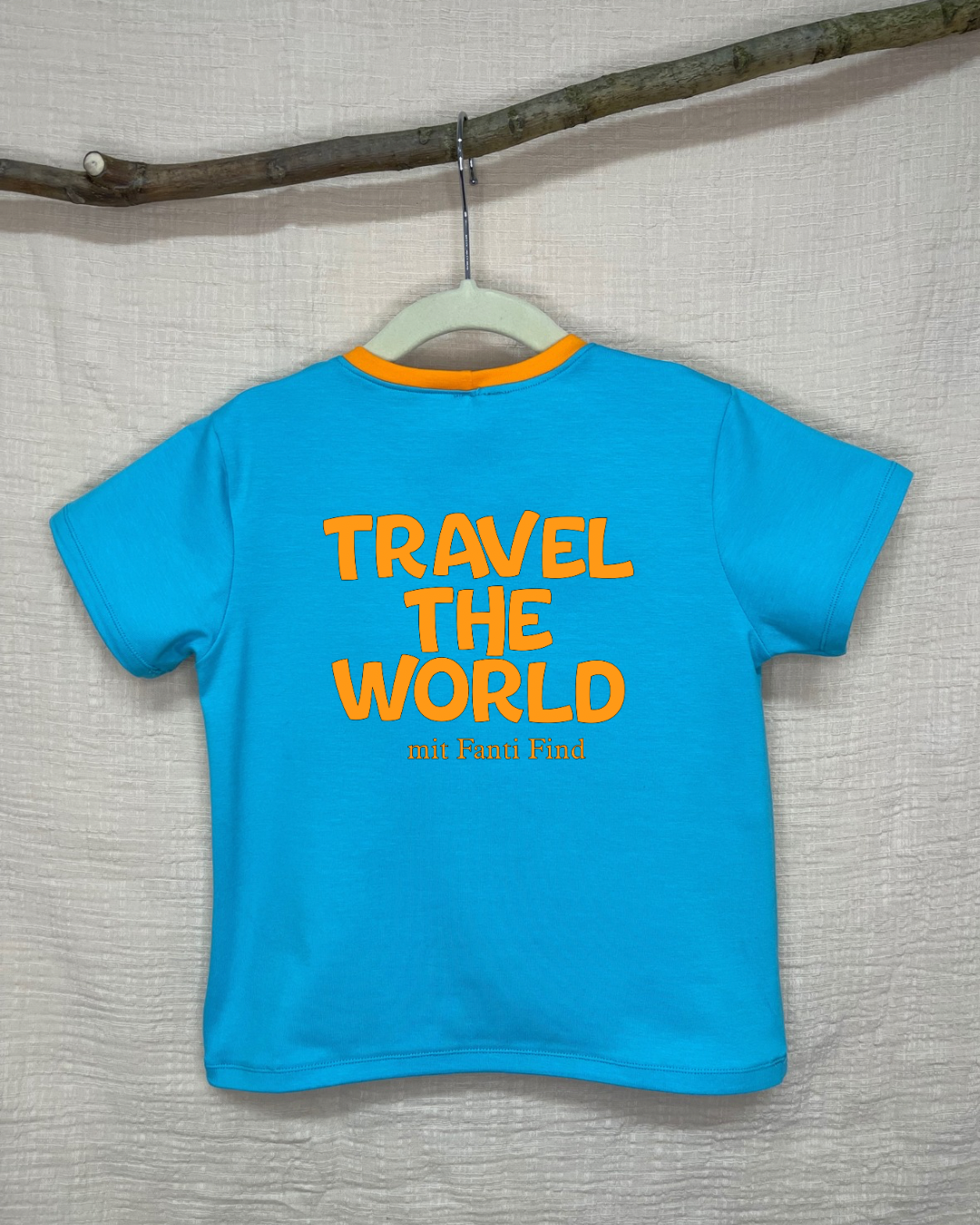 FANTI FIND - das Sicherheits Shirt mit special features für Kinder in blau