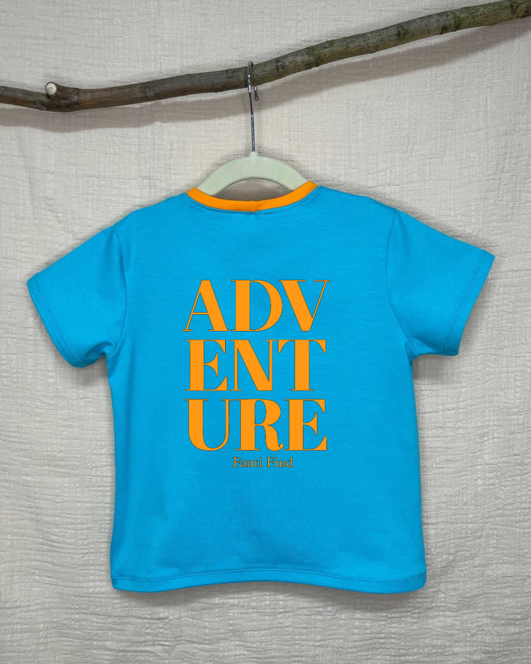 FANTI FIND - das Sicherheits Shirt mit special features für Kinder in blau