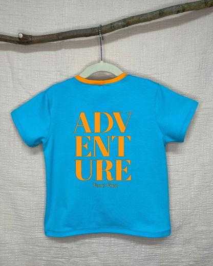 FANTI FIND - das Sicherheits Shirt mit special features für Kinder in blau