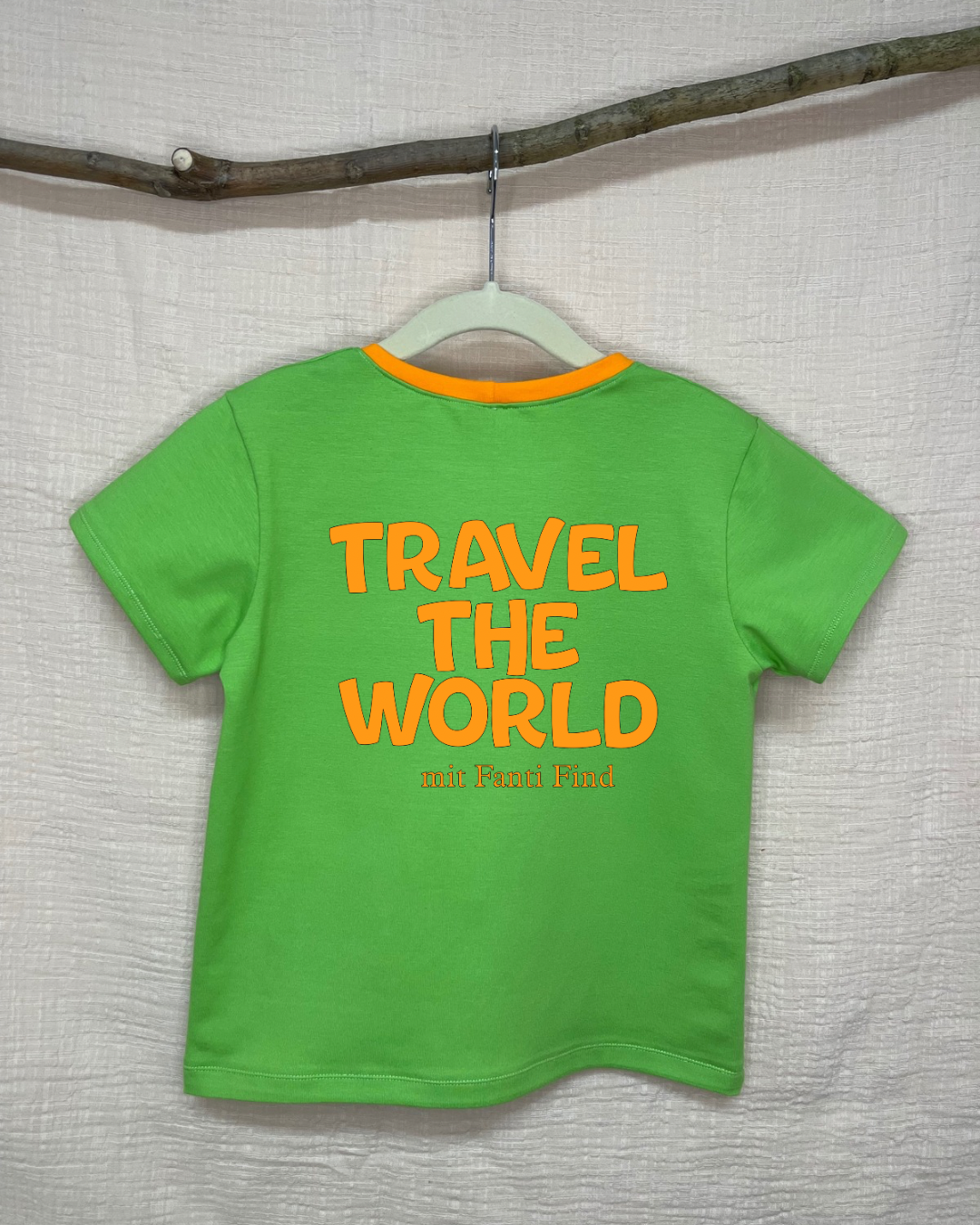 FANTI FIND - das Sicherheits Shirt mit special features für Kinder in grün