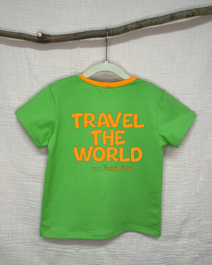 FANTI FIND - das Sicherheits Shirt mit special features für Kinder in grün