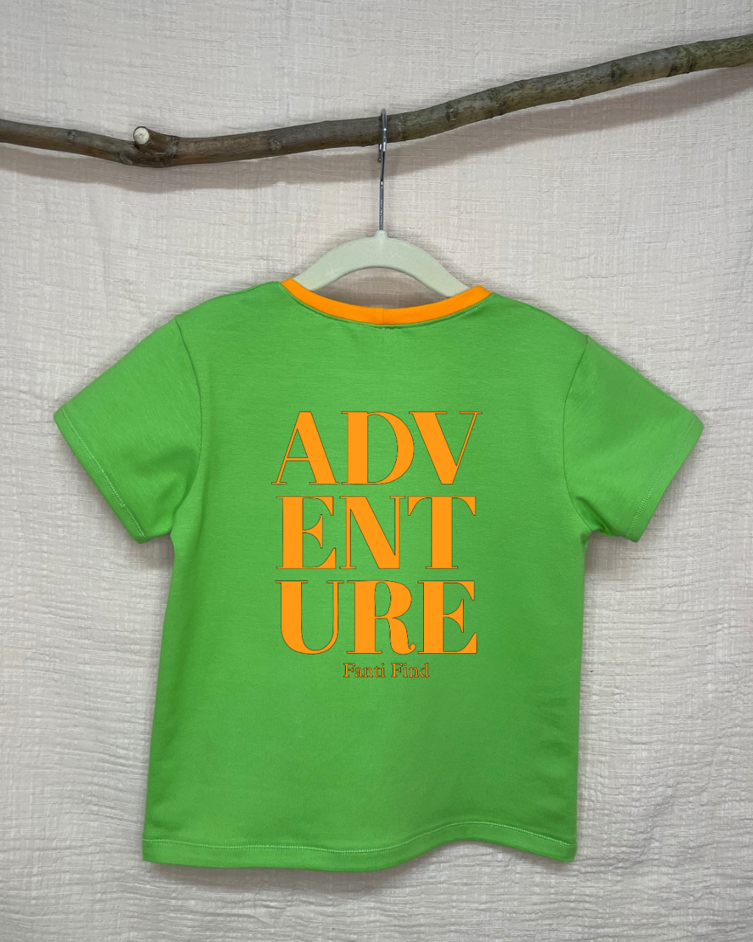 FANTI FIND - das Sicherheits Shirt mit special features für Kinder in grün