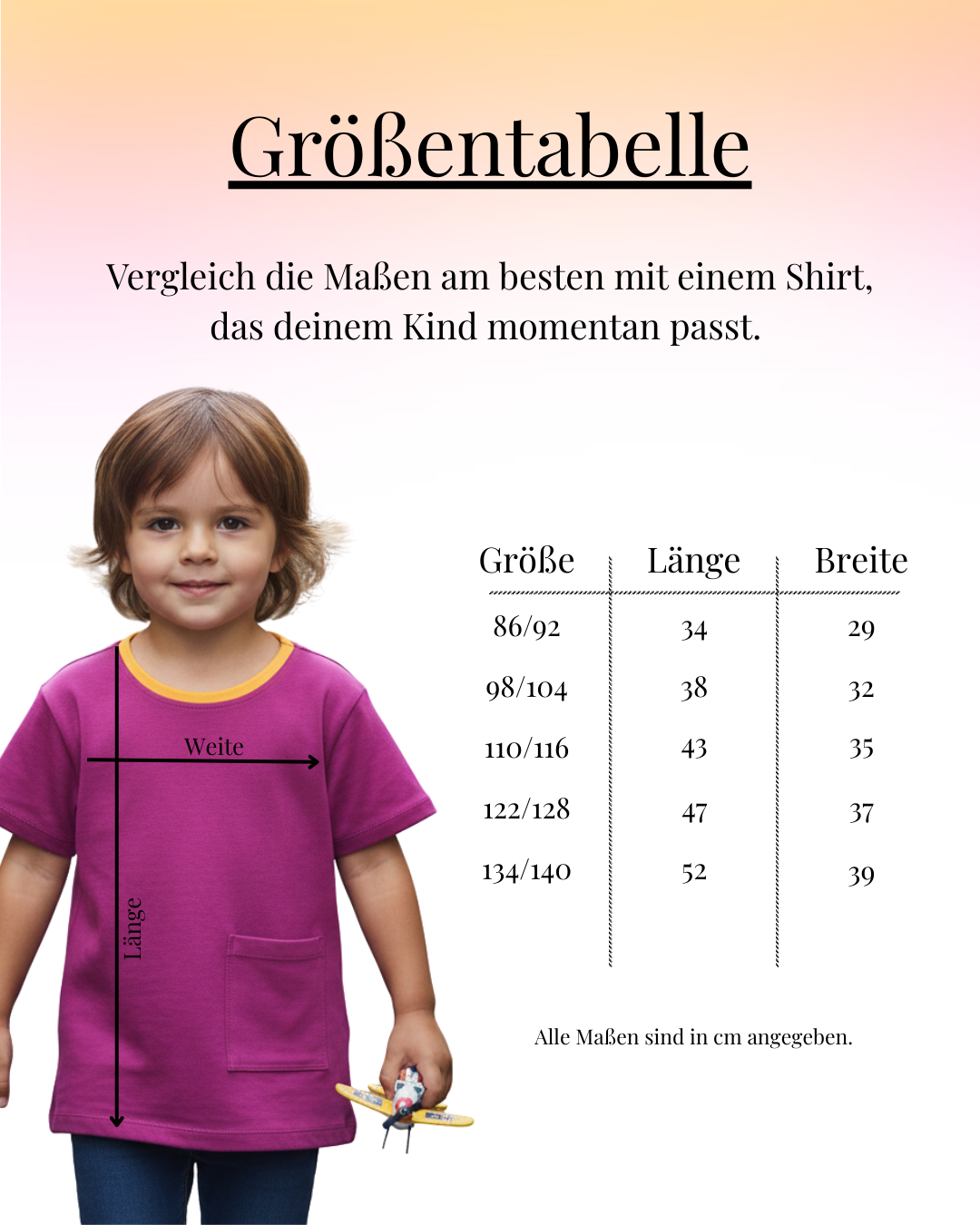FANTI FIND - Das Sicherheits Shirt mit special features für Kinder in pink