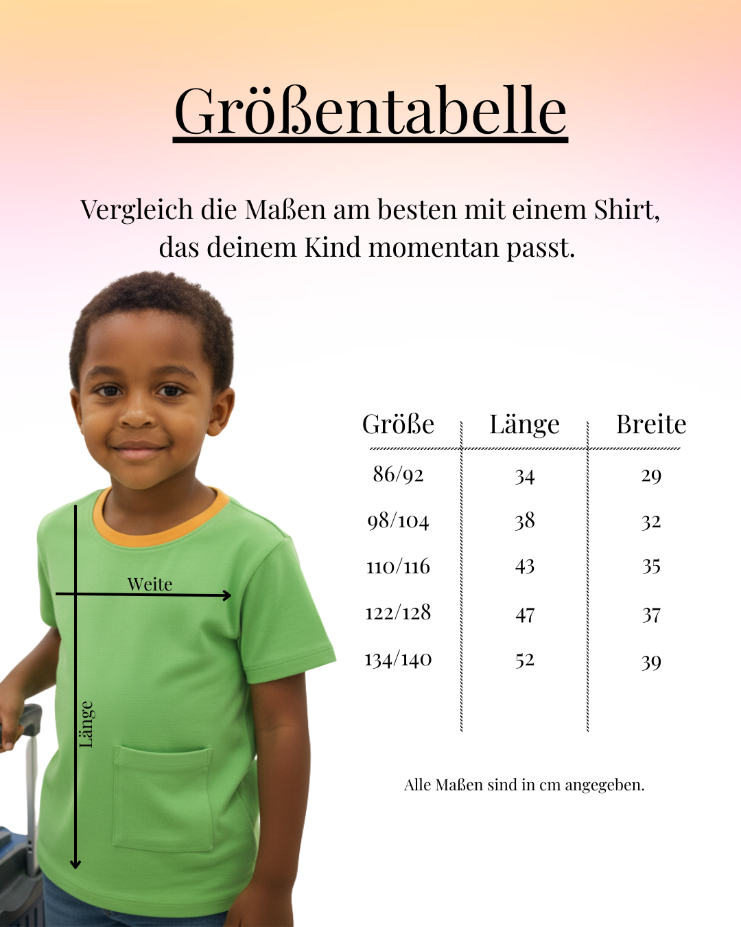 FANTI FIND - das Sicherheits Shirt mit special features für Kinder in grün