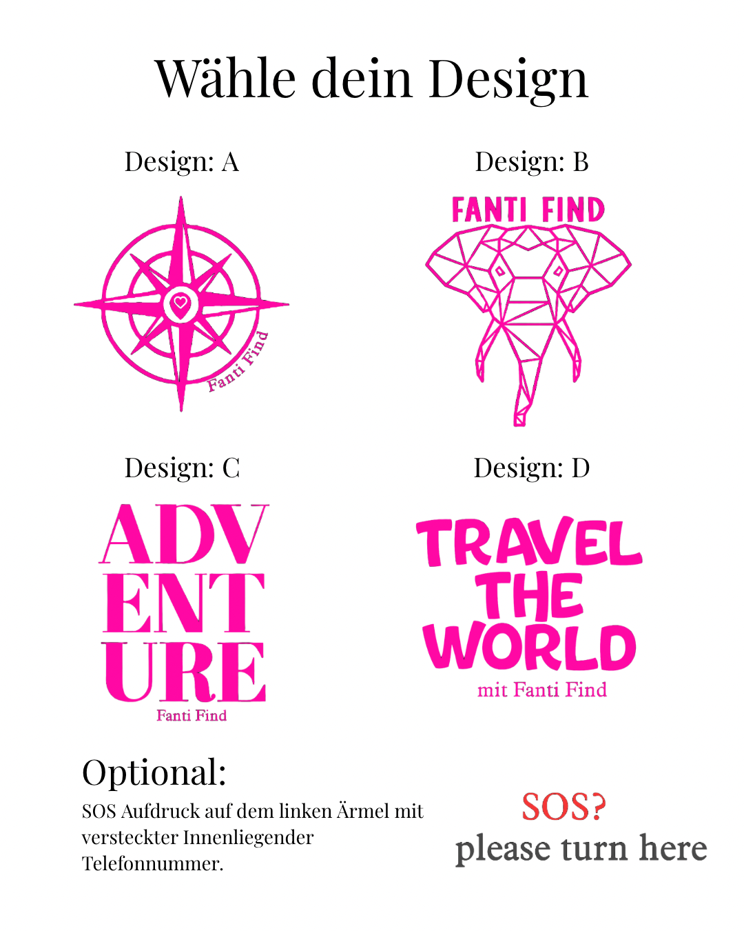 FANTI FIND - das Sicherheits Shirt mit special features für Kinder in orange